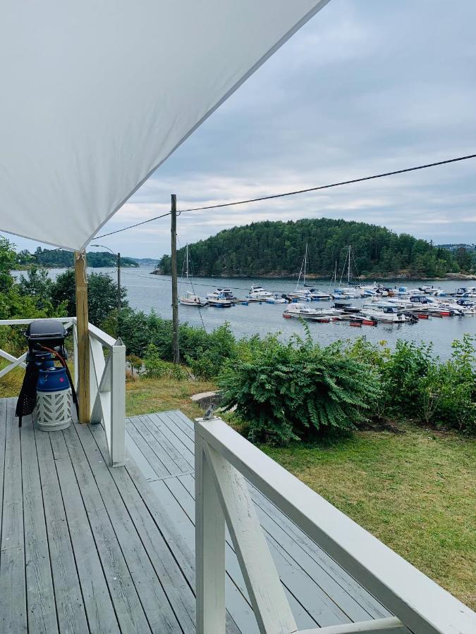 Renovated Sea Facing Cottage On The Eidanger Fjord Porsgrunn Bagian luar foto